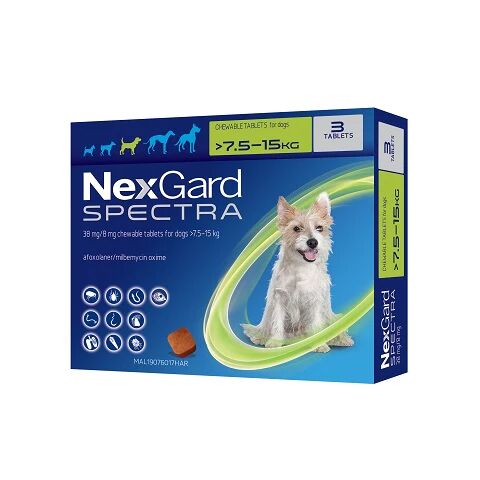Nexgard Spectra 7.5<15kg